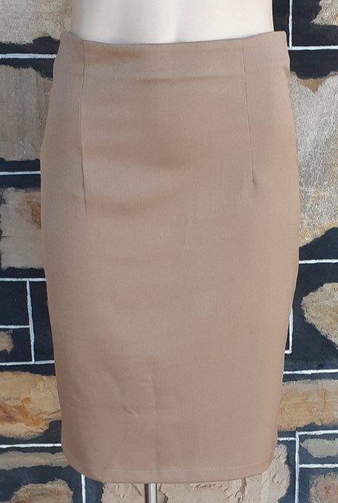 Pencil skirt, 50's inspired, beige, poly/rayon/elastin, 'new'. by 'Banned Apparel' - Image 3
