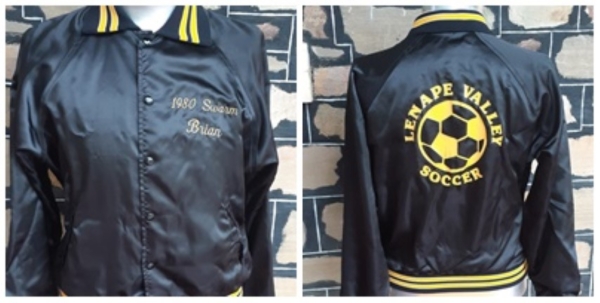 1980's, Soccer Bomber Jacket, Unisex, by 'Rennoc' USA, Size M