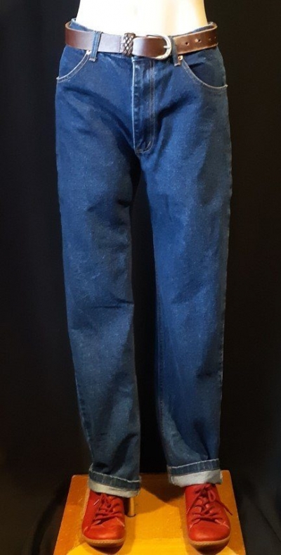 Dark Denim straight leg high waisted jean by 'Y Jeans" size 8-10