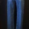 1980's High Waist Jeans, Dark Denim, cotton, straight leg, by 'Y Jeans', size 8-10 - Image 3