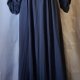 Evening dress, black jersey by 'Anne Tyrell London', size 10-12