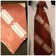 Silk tie, 1940's, Maroon By "Corbras', Made in Italy..