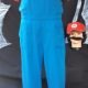 'Mario Bros Mario' Deluxe costume, poly/cotton, Blue and Red.