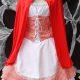 Little Red Riding Hood Costume, dress and cape, size 10-12