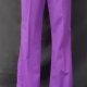 Purple Flares, low rise, poly/cotton by 'Chenaski' of Germany, ex-hire.
