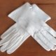 Kid leather gloves, beige, Small, 1970's.