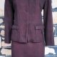 Suit, 1970's, Jacket and pencil skirt, Wool, Dark Plum, by 'Geoff Bade' size 10