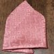 Pocket Square, Pink, polyester, small