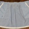Vintage Apron, cotton, blue, handmade. - Image 2
