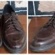 Leather business Brouge shoe, dark brown, by 'Oxford' size 9