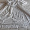 1970's, Wedding Dress & Veil, Bell sleeved, poly/cotton, handmade, size 10-12 - Image 7
