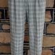 Checked Golf Pant, by 'Slazenger' white/navy/green, polyester size 30-34"