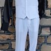 1970's Inspired 4piece Suit, White, polyester, by 'Queensland Costume Supplies' size L-XL - Image 10