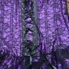 Can Can Dancer Costume, Mini lacy dress, Purple, Polyester, size 8 - Image 6