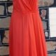 Grecian Style Dress, 1970's, Red, Jersey/polyester, by 'Cracker Jack', size 12