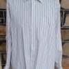 Business Shirt, White/lavender striped, cotton, by 'Saville Row', 1970's, size 3XL - Image 2