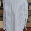 Business Shirt, White/lavender striped, cotton, by 'Saville Row', 1970's, size 3XL - Image 3