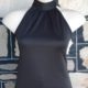 Halter Neck Top, black, polyester, by 'Young Essentials' size M