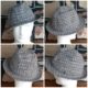 Vintage hat, Walker Style, Cream/ brown Checks, Wool blend, By 'Failsworth', size 55.5cm