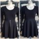 Skater Skirt, Black, polyester, by 'Glassons', size 12