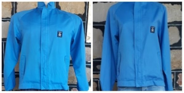 Rain Jacket, blue, nylon, by 'Ralsport Australia', size S for Men, M for Women