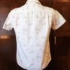 Short sleeve shirt, Vintage Look, cream/brown, by 'Jag', cotton, size L - Image 3