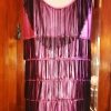 Flapper Dress & Feather Headband, Hot Pink/Black, polyester, Size 12 - Image 7
