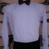 Vintage Bow Tie, Maroon & White polka-dot, USA, polyester - Image 2