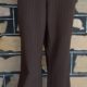 Pinstriped Boot Leg Pants, brown, polyester, by 'Maxx for Target' size 40