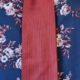 Tie, 1980's, Maroon, polyester by 'Kenjiurban' Made in New Zealand