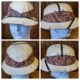 Vintage Pith Helmet, Bamboo/cotton, size 6, 57cm circumference