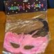 Masquerade Mask, Pink Feathers, by 'Carnival Products'