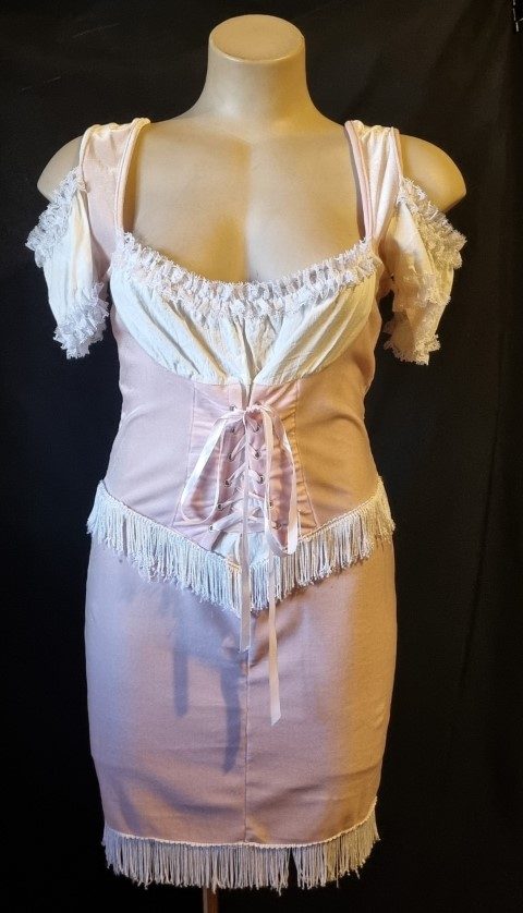 'Cow Girl' Costume, Pink, Polyester, by 'Shirley of Hollywood, size S