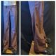 Hipster Cut Flares, brown, poly/cotton, size M, by 'Chenaski of Germany' new.
