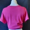 'Adidas', Ladies Tee, cap sleeve, hot pink, poly/cotton, size L - Image 4