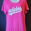 'Adidas', Ladies Tee, cap sleeve, hot pink, poly/cotton, size L - Image 8