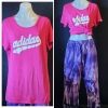 'Adidas', Ladies Tee, cap sleeve, hot pink, poly/cotton, size L - Image 9