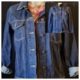 Denim Jacket, dark wash, cotton, by 'Blue Ridge' size 8