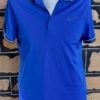 Men's Retro polo top by 'Nike', blue, polyester, 'Dri-Fit', size L - Image 4