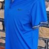 Men's Retro polo top by 'Nike', blue, polyester, 'Dri-Fit', size L - Image 5