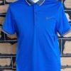 Men's Retro polo top by 'Nike', blue, polyester, 'Dri-Fit', size L - Image 2