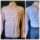 1970's inspired Disco Shirt, White, polka-dot, by 'Queensland Costume Supplies', size 4XL