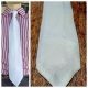 Tie, 1970's, white damask, polyester, by 'Rembrandt'