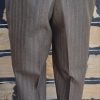 1960's Wool Suit, Single -Breasted, Brown/olive striped, by 'Koseln Australia', size 28", XS - Image 11