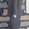 1960's Wool Suit, Single -Breasted, Brown/olive striped, by 'Koseln Australia', size 28", XS - Image 4