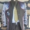 1960's Wool Suit, Single -Breasted, Brown/olive striped, by 'Koseln Australia', size 28", XS - Image 8