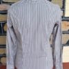 Slim fit, pinstriped shirt, brown/cream, cotton, by 'Hugo Boss', size S-M - Image 4