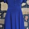 'Portman's',1990's, Jersey Swing dress, royal blue, size 10 - Image 2
