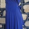 'Portman's',1990's, Jersey Swing dress, royal blue, size 10 - Image 4