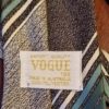 Vintage Men's Tie, 1960's, polyester, grey/green pattern, by 'Vouge', Australia. - Image 3